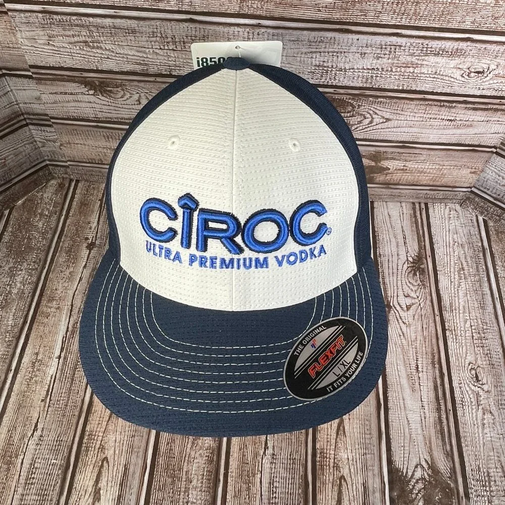CIROC Ultra Premium Vodka Cap America Flexfit Hat Size L/XL Premium Line NWT NEW